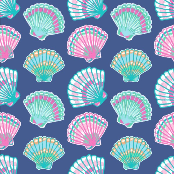 Custom Preppy Sea Shells Wallpaper & Surface Covering (Water Activated 24"x 24" Sample)