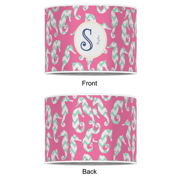 Sea Horses 12" Drum Lampshade - APPROVAL (Poly Film)