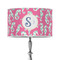 Sea Horses 12" Drum Lampshade - ON STAND (Poly Film)