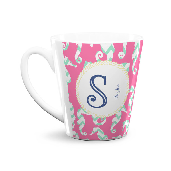 Sea Horses 12 Oz Latte Mug - Front