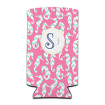 Sea Horses Can Cooler (tall 12 oz) (Personalized)