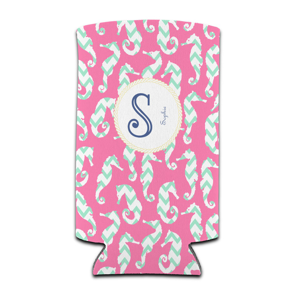 Custom Sea Horses Can Cooler (tall 12 oz) (Personalized)