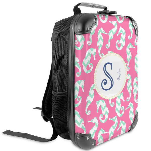 Custom Sea Horses Kids Hard Shell Backpack (Personalized)