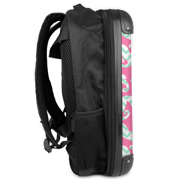 Sea Horses 13" Hard Shell Backpacks - Side View
