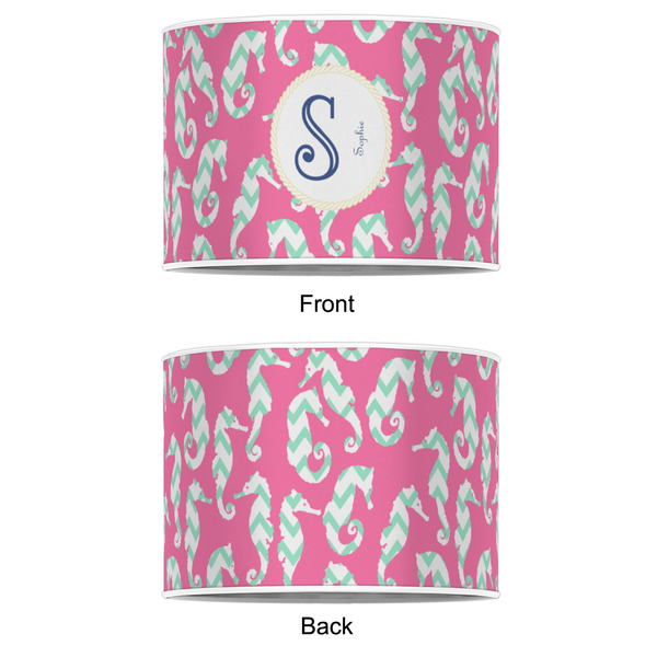Sea Horses 16" Drum Lampshade - APPROVAL (Poly Film)