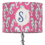 Sea Horses 16" Drum Lamp Shade - Fabric (Personalized)