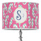 Sea Horses 16" Drum Lampshade - ON STAND (Poly Film)