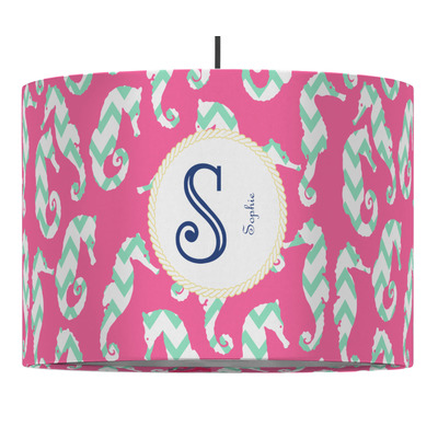 Sea Horses Drum Pendant Lamp (Personalized)