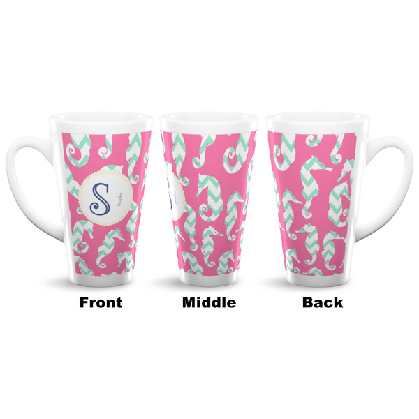 Sea Horses 16 Oz Latte Mug - Approval