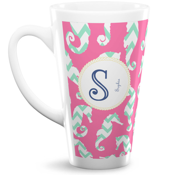 Custom Sea Horses Latte Mug (Personalized)
