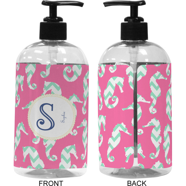 Sea Horses 16 oz Plastic Liquid Dispenser (Approval)