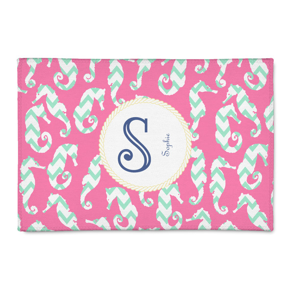 Custom Sea Horses 2' x 3' Patio Rug (Personalized)