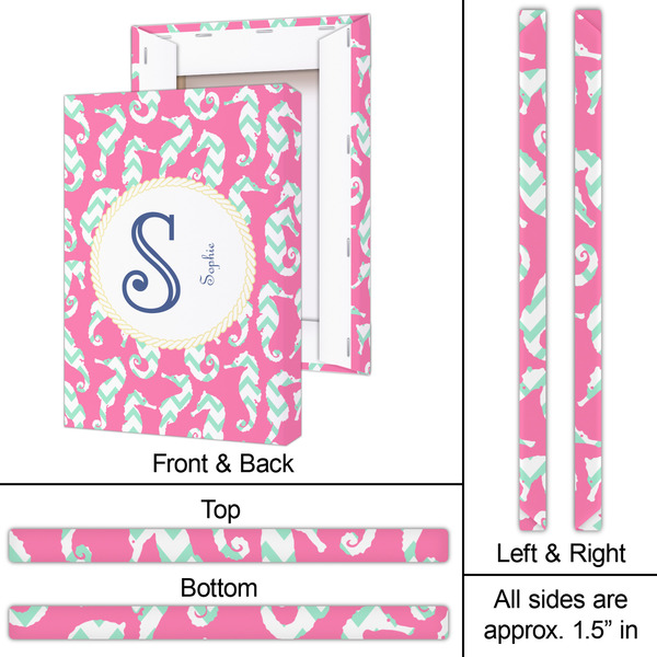 Sea Horses 20x30 - Canvas Print - Approval