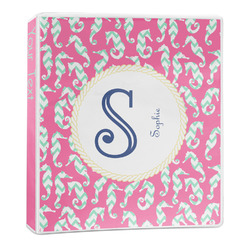 Sea Horses 3-Ring Binder - 1 inch (Personalized)