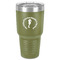 Sea Horses 30 oz Stainless Steel Tumbler - Olive - Single-Sided (Personalized)