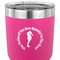 Sea Horses 30 oz Stainless Steel Ringneck Tumbler - Pink - CLOSE UP
