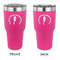 Sea Horses 30 oz Stainless Steel Ringneck Tumblers - Pink - Double Sided - APPROVAL