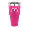 Sea Horses 30 oz Stainless Steel Ringneck Tumblers - Pink - FRONT