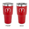 Sea Horses 30 oz Stainless Steel Ringneck Tumblers - Red - Double Sided - APPROVAL