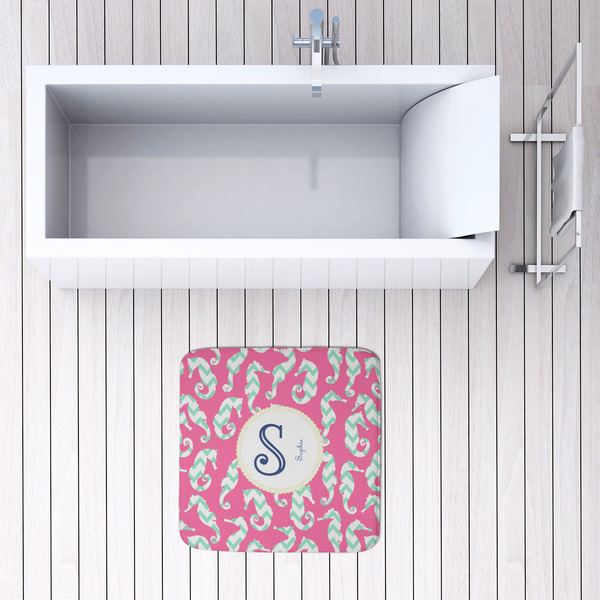 Sea Horses 48x48 Foam Memory Mat - LIFESTYLE