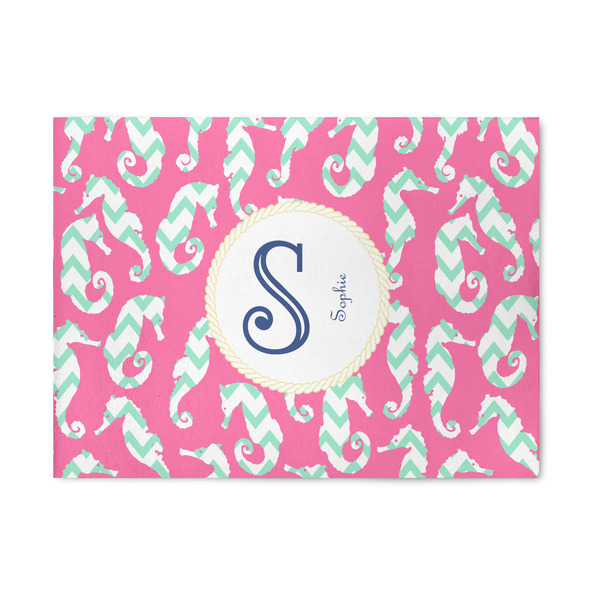 Custom Sea Horses Area Rug (Personalized)