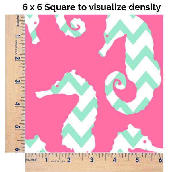 Sea Horses 6x6 Swatch of Fabric