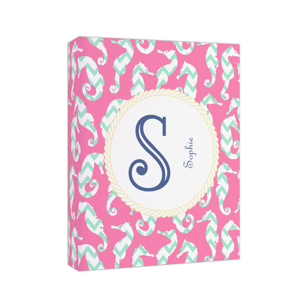 Sea Horses 8x10 - Canvas Print - Angled View