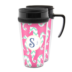 Sea Horses Acrylic Travel Mug (Personalized)