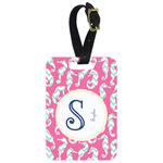 Sea Horses Metal Luggage Tag w/ Name and Initial