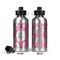 Sea Horses Aluminum Water Bottle - Front and Back