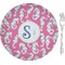 Sea Horses 8" Glass Appetizer / Dessert Plates - Single or Set (Personalized)