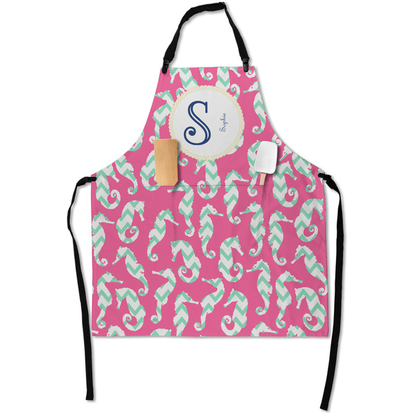 Sea Horses Apron - Flat with Props (MAIN)