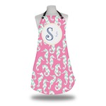 Sea Horses Apron w/ Name and Initial