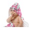 Sea Horses Baby Hooded Towel on Child