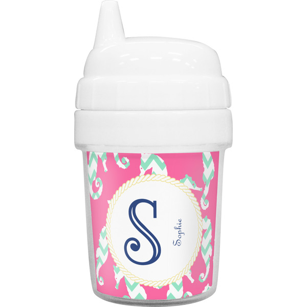 Custom Sea Horses Baby Sippy Cup (Personalized)