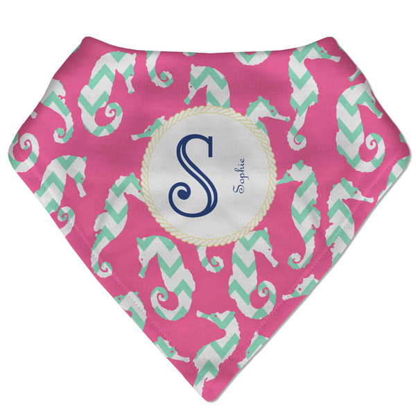 Custom Sea Horses Bandana Bib (Personalized)