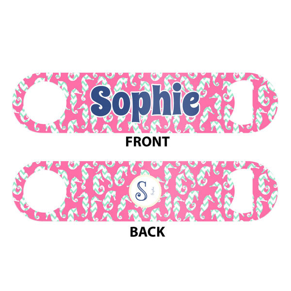 Sea Horses Bar Bottle Opener - White - Approval