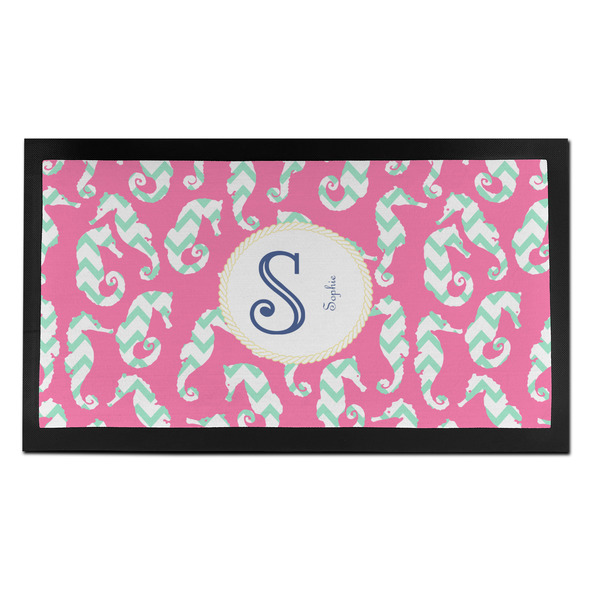 Sea Horses Bar Mat - Small - FRONT