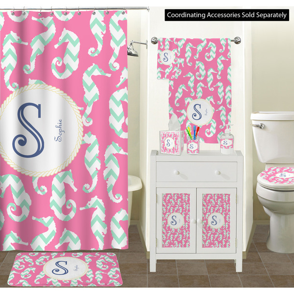 Sea Horses Bathroom Scene