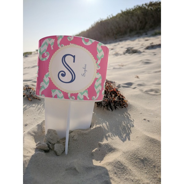 Sea Horses Beach Spiker white on beach with sand