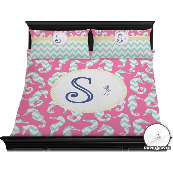 Sea Horses Bedding Set (King) - Duvet