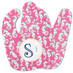 Sea Horses Baby Bib w/ Name and Initial