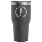 Sea Horses RTIC Tumbler - Black - Engraved Front (Personalized)