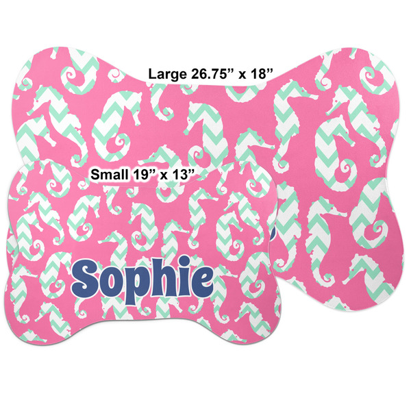 Sea Horses Bone Shaped Mat Comparison