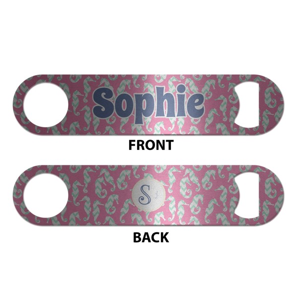 Sea Horses Bottle Opener - Front & Back