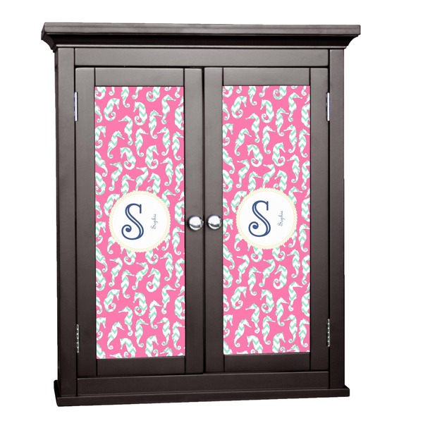 Custom Sea Horses Cabinet Decal - Small (Personalized)