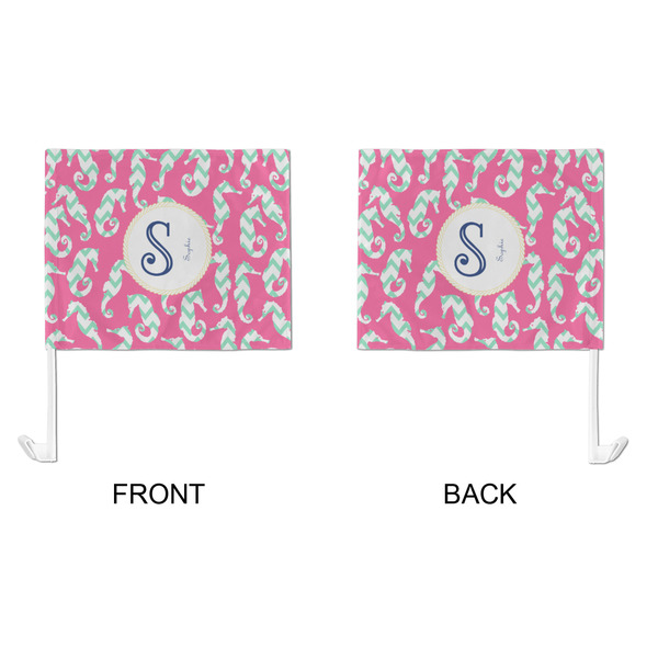 Sea Horses Car Flag - Large - APPROVAL