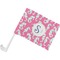 Sea Horses Car Flag - Small w/ Name and Initial