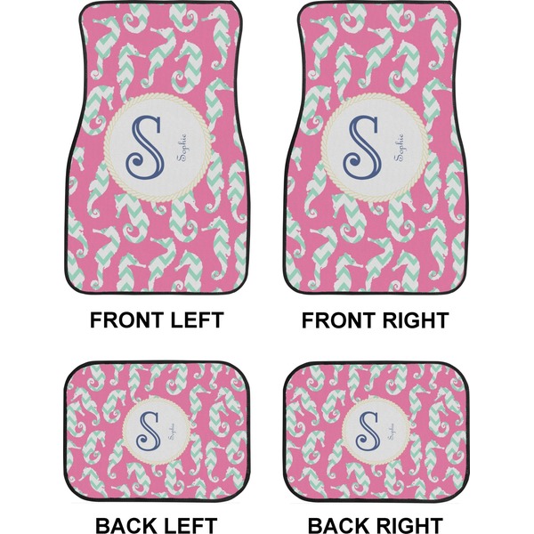 Sea Horses Car Floor Mats Set (2F + 2B)