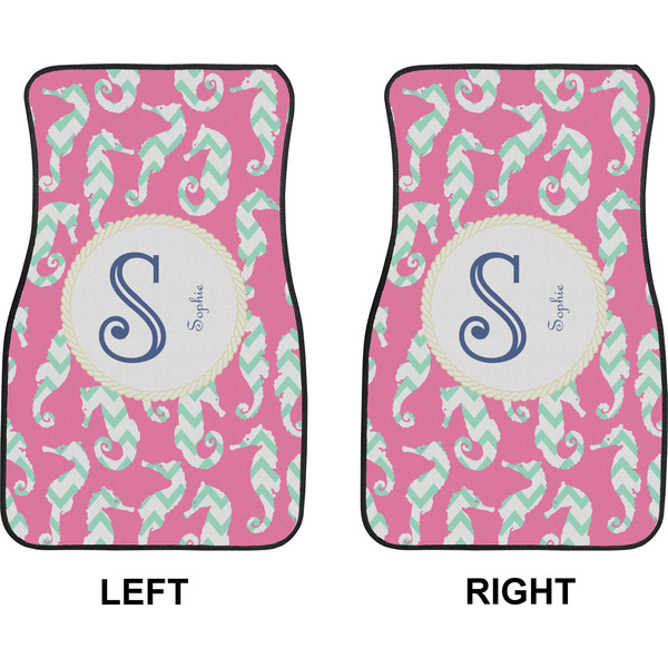 Sea Horses Car Mat Front - Approval